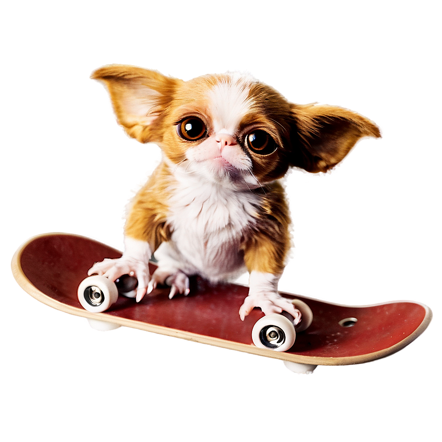 Gizmo Riding A Skateboard Png 06242024