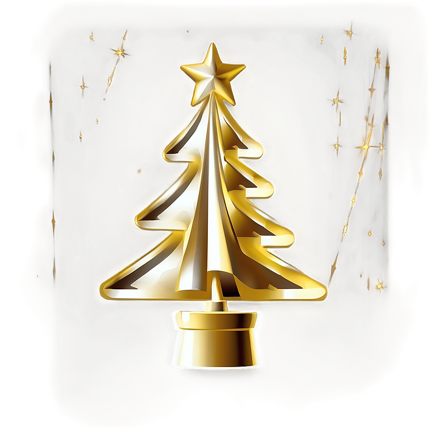 Glamorous Gold Christmas Tree Setups Png 06282024