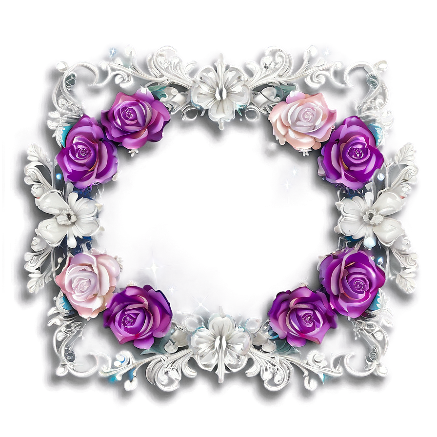 Glamorous Wedding Frame Png 97