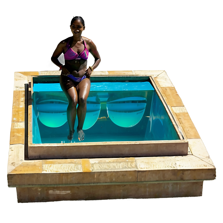 Glass Bottom Swimming Pool Png Nhx