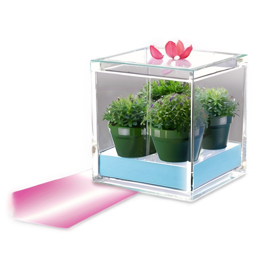 Glass Box Centerpiece Png Wnr