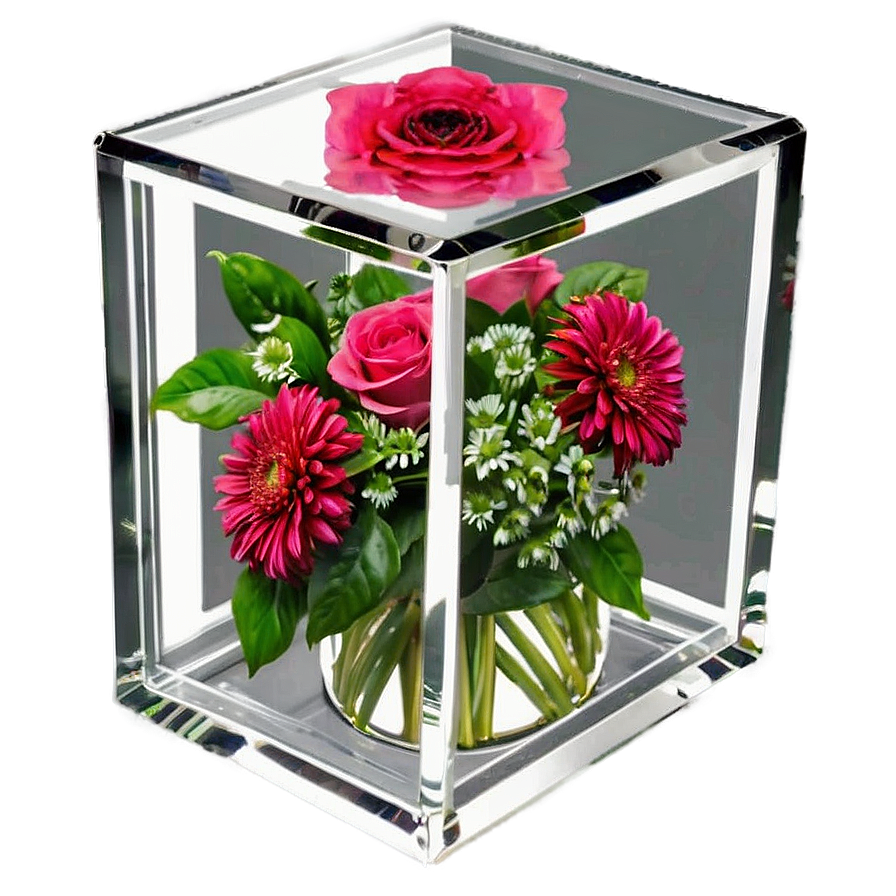 Glass Box For Flowers Png 66