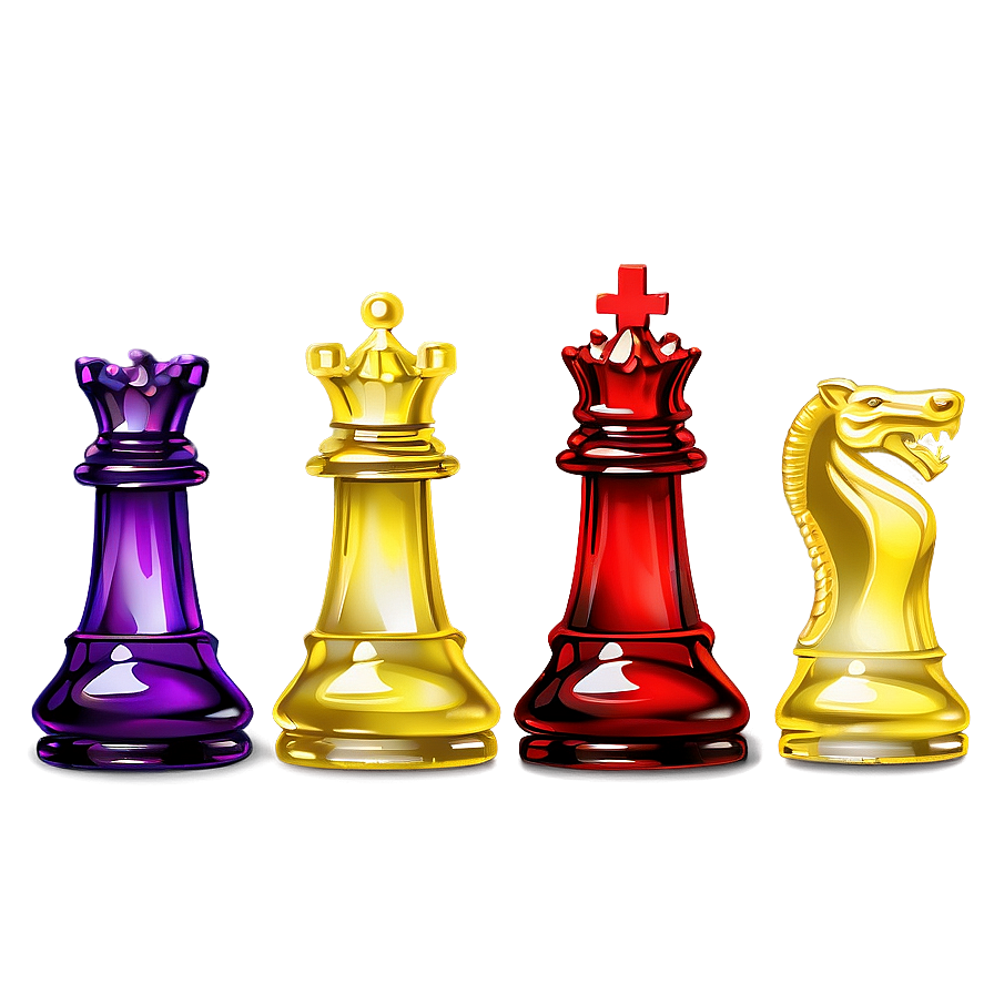 Glass Chess Pieces Transparent Png Ijy4