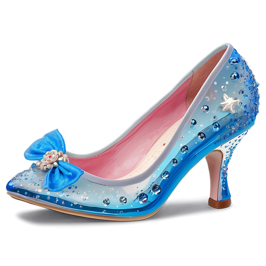 Glass Cinderella Heel Png 06292024