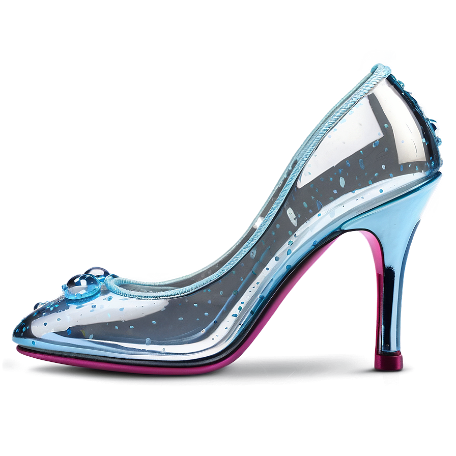 Glass Cinderella Heel Png 06292024