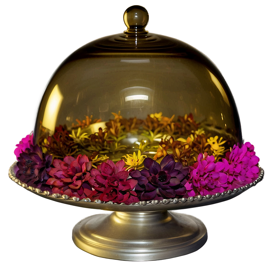 Glass Dome Centerpiece Png 06282024