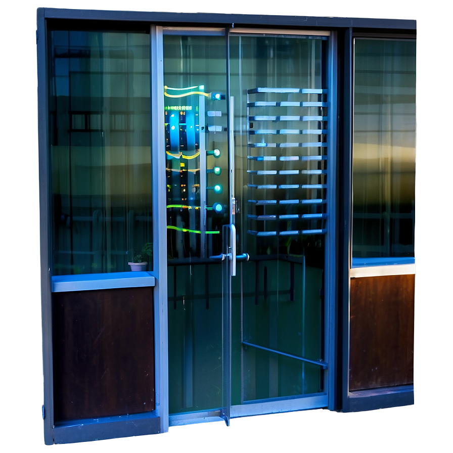 Glass Door With Sensor Png 06122024