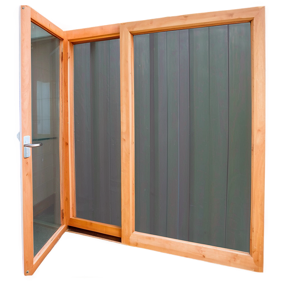 Glass Door With Wooden Frame Png 06122024