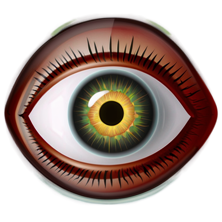 Glass Eye Illustration Png 06272024