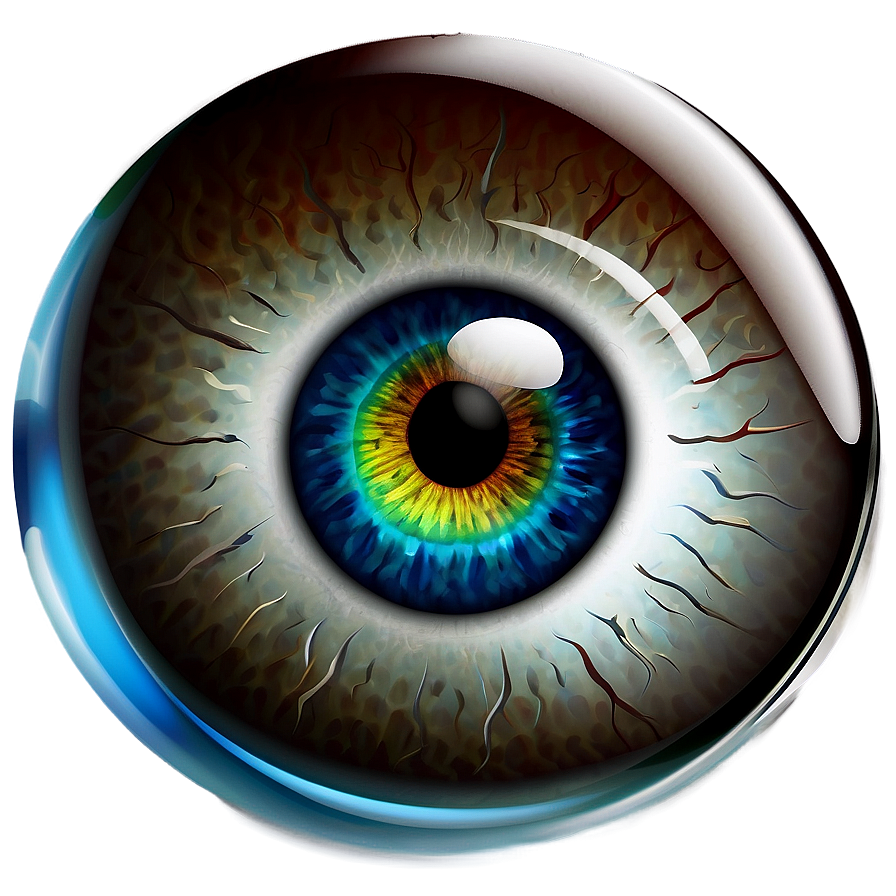 Glass Eye Illustration Png Vbv