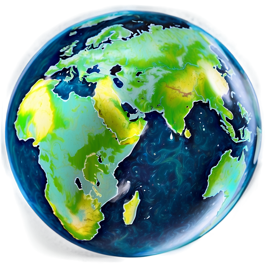 Glass Globe World Map Png Vbr41