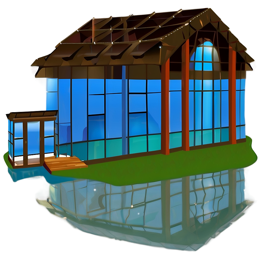 Glass House Clipart Png Bml19