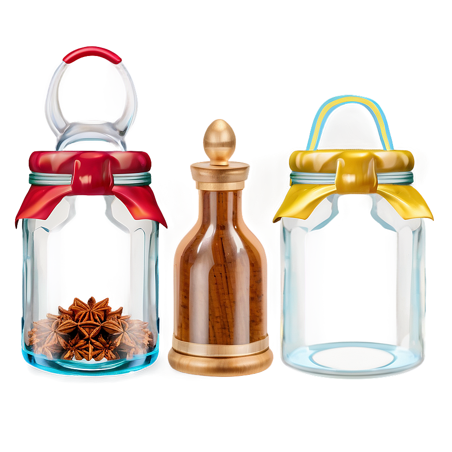 Glass Jar For Spices Png 52