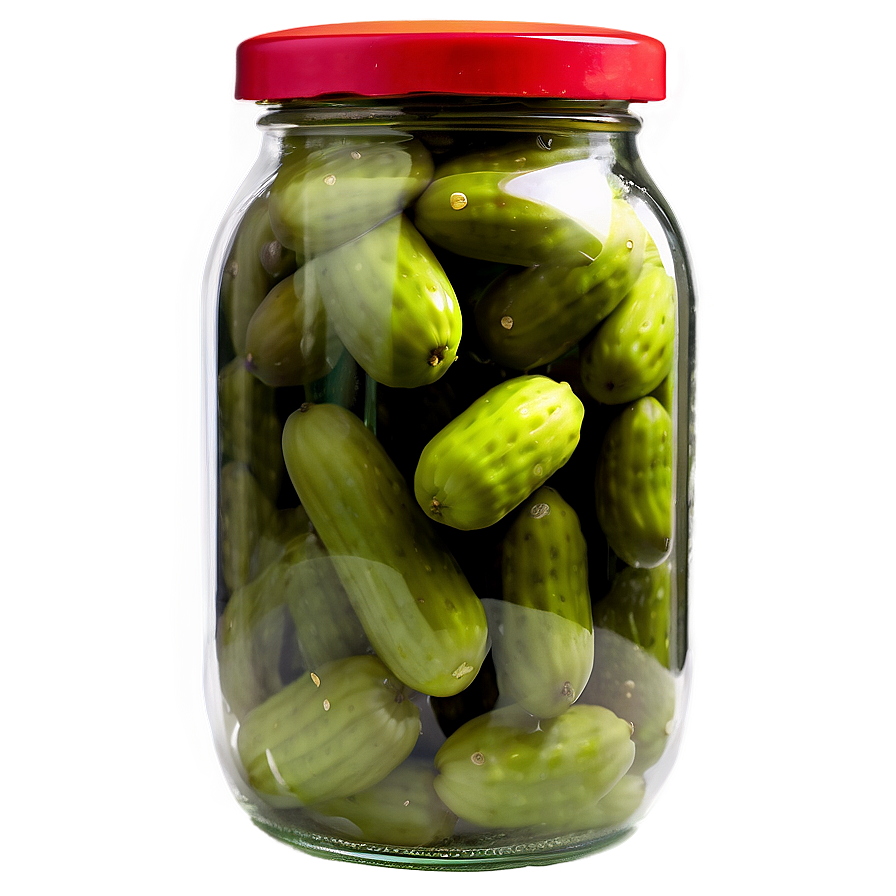 Glass Pickle Jar Png 06212024