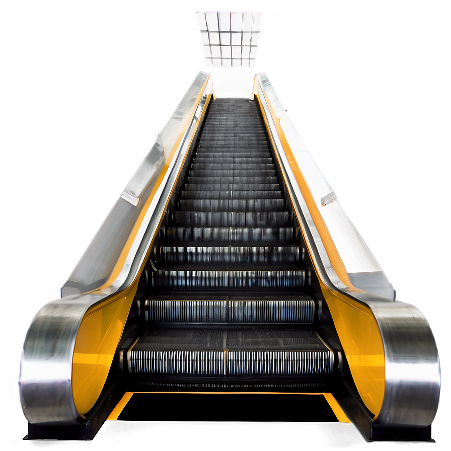 Glass Sided Escalator Png Qkt6