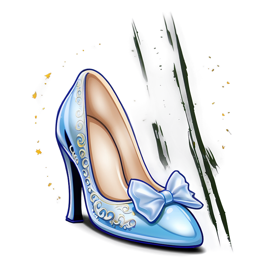 Glass Slipper Cinderella Png 06272024