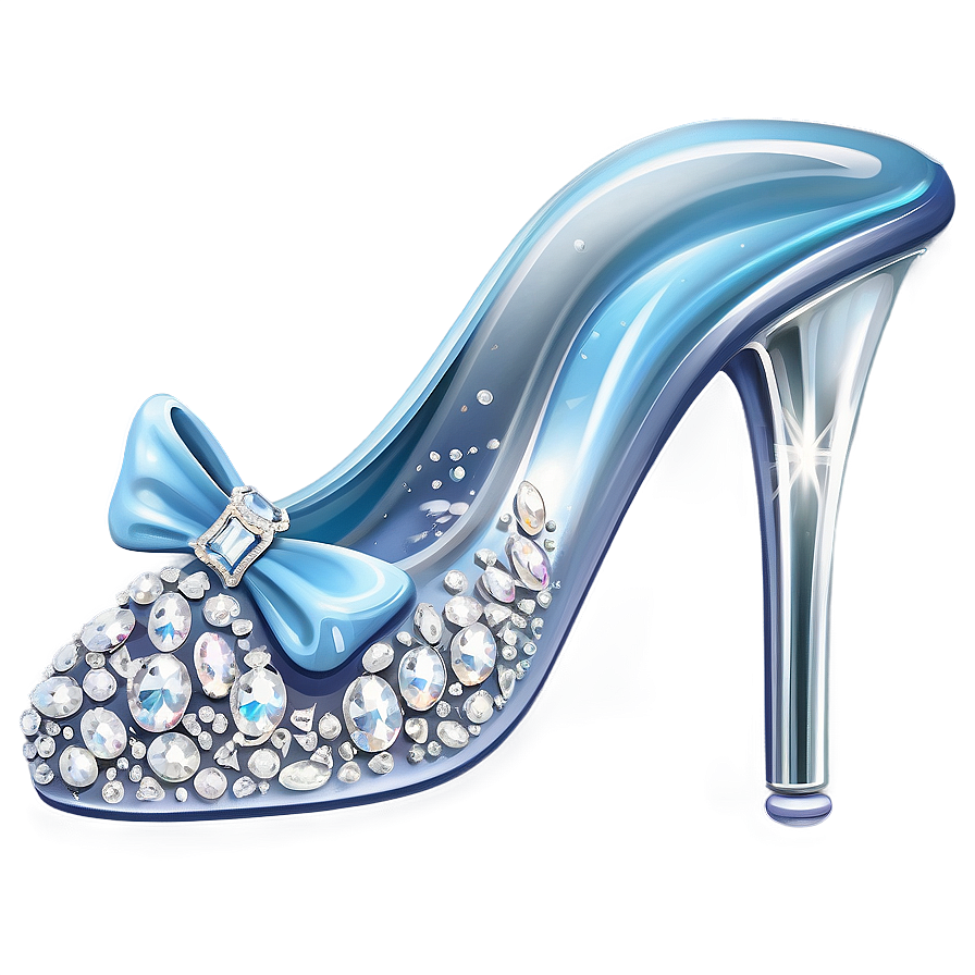 Glass Slipper With Diamond Accents Png 06132024