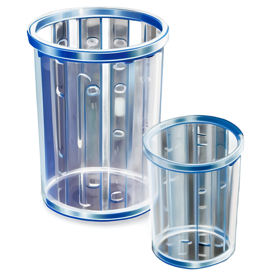 Glass Trash Bin Blueprint Png Dnt