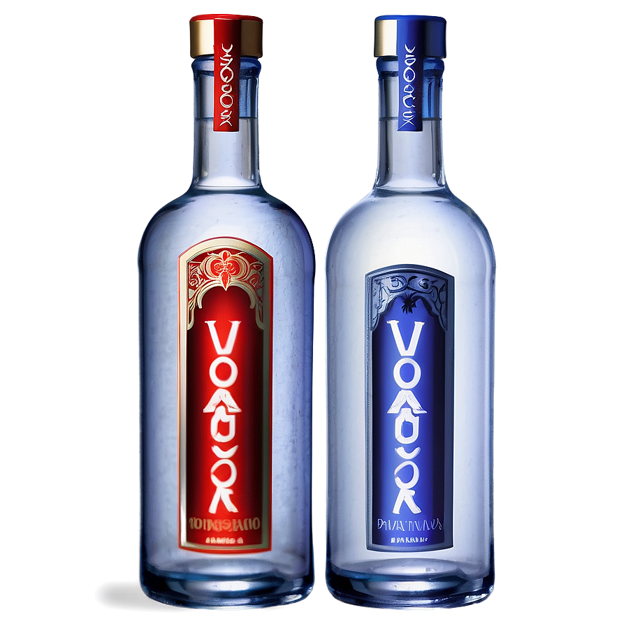 Glass Vodka Bottle Png 59