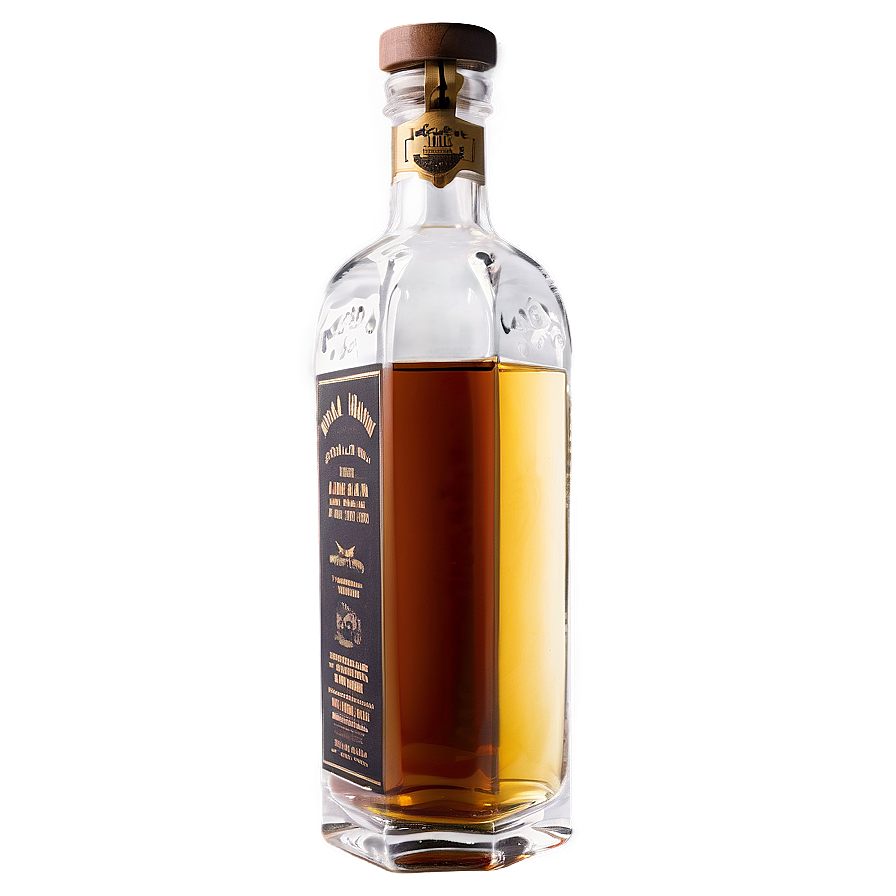 Glass Whiskey Bottle Png 06212024