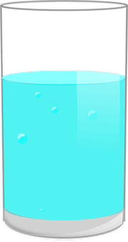 Glassof Water Vector Illustration