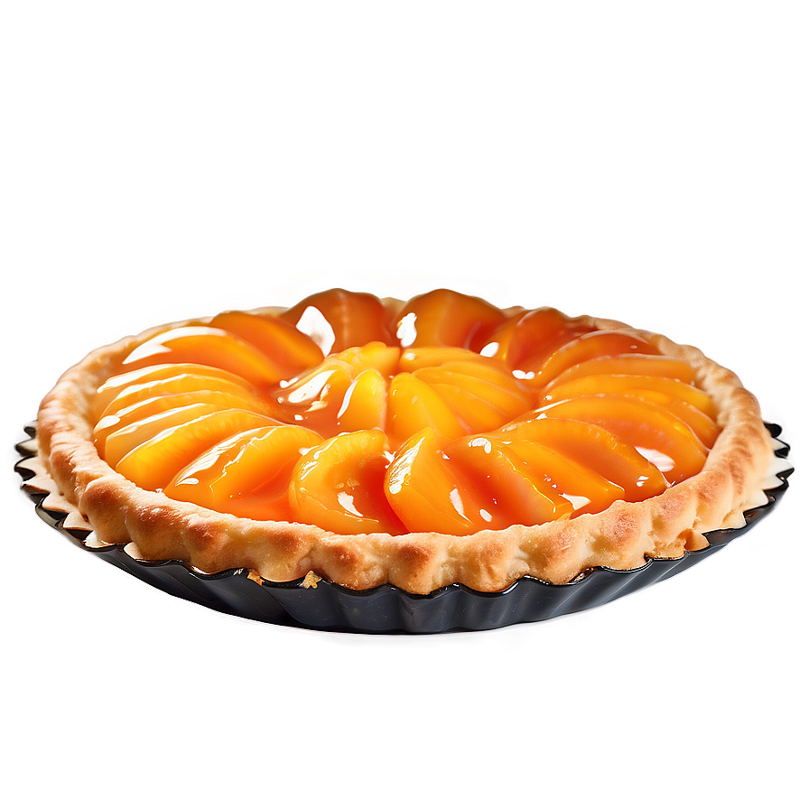 Glazed Apricot Tart Png Sem