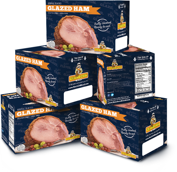 Glazed Ham Product Boxes