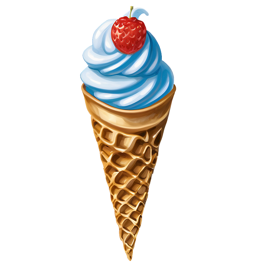 Glazed Waffle Cone Png 7