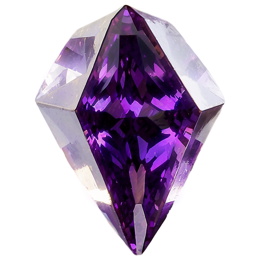 Gleaming Amethyst Gem Png Ekj