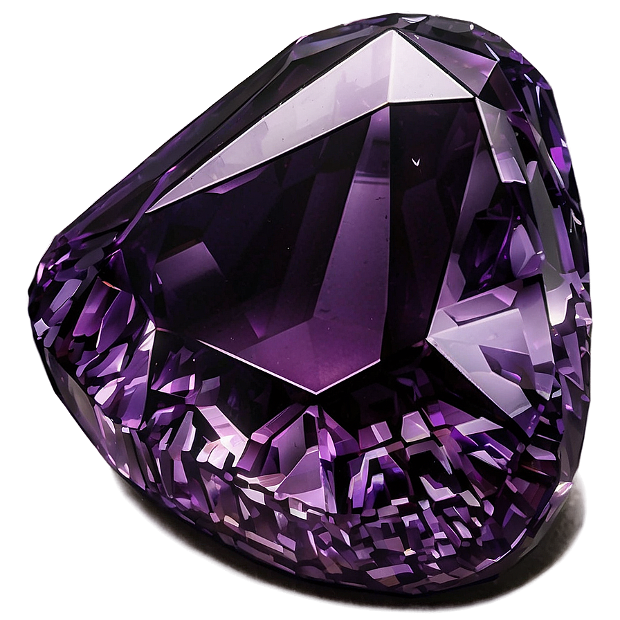 Gleaming Amethyst Gem Png Qfu23