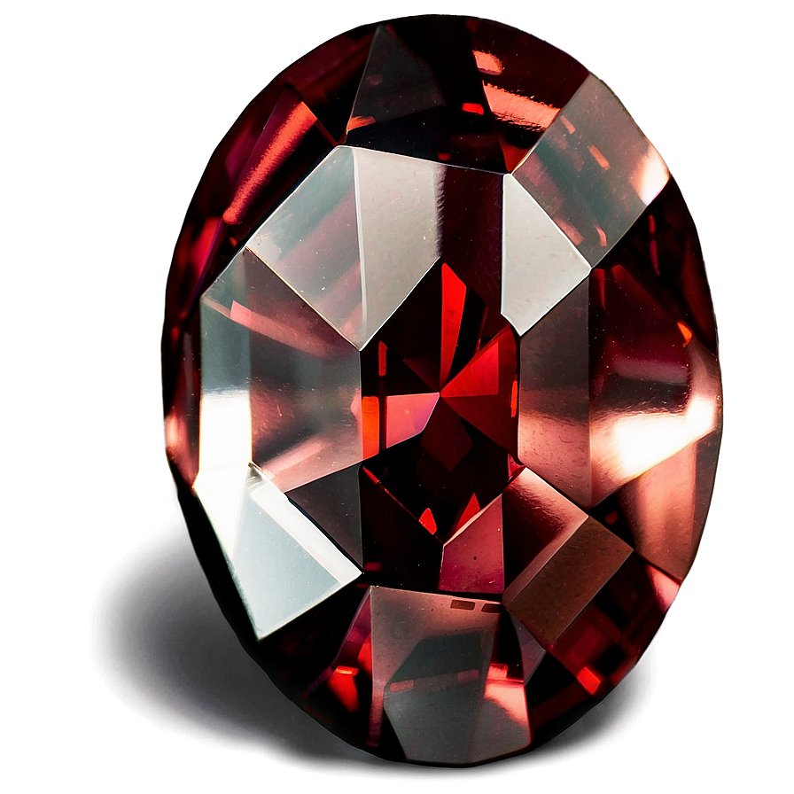 Gleaming Garnet Gemstone Png 1