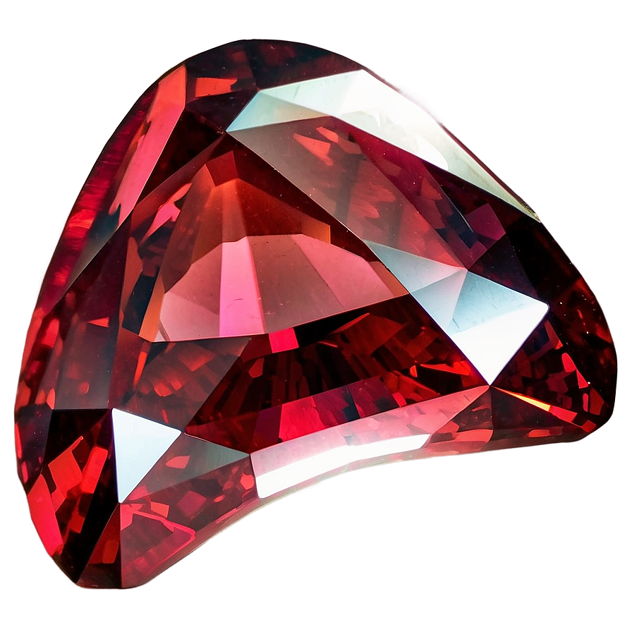 Gleaming Garnet Gemstone Png Hss45