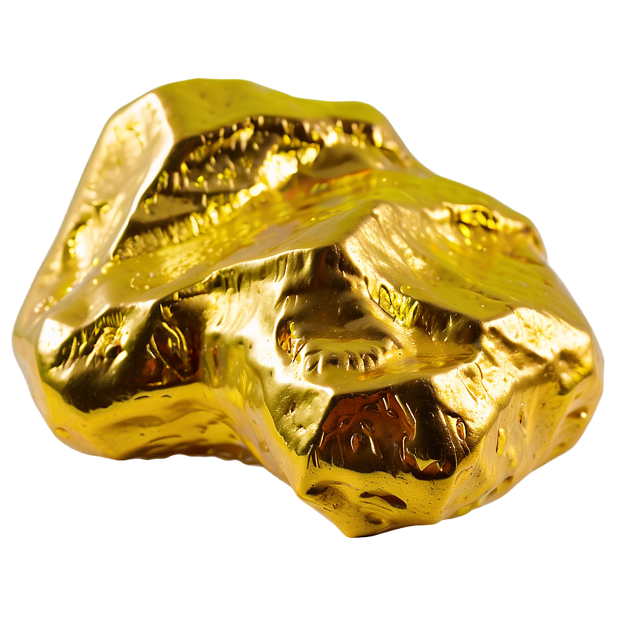 Gleaming Gold Nugget Png 48