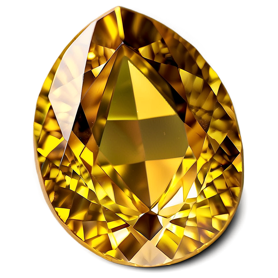 Gleaming Golden Beryl Gemstone Png Xuk5