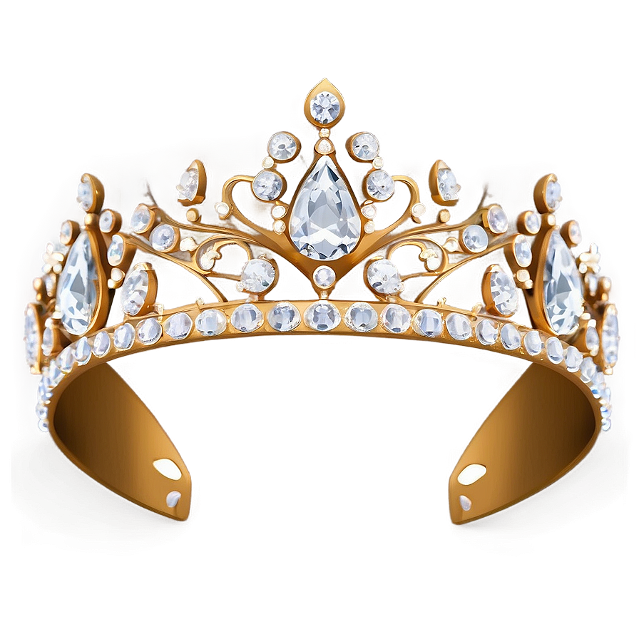 Glimmering Crystal Tiara Png 92