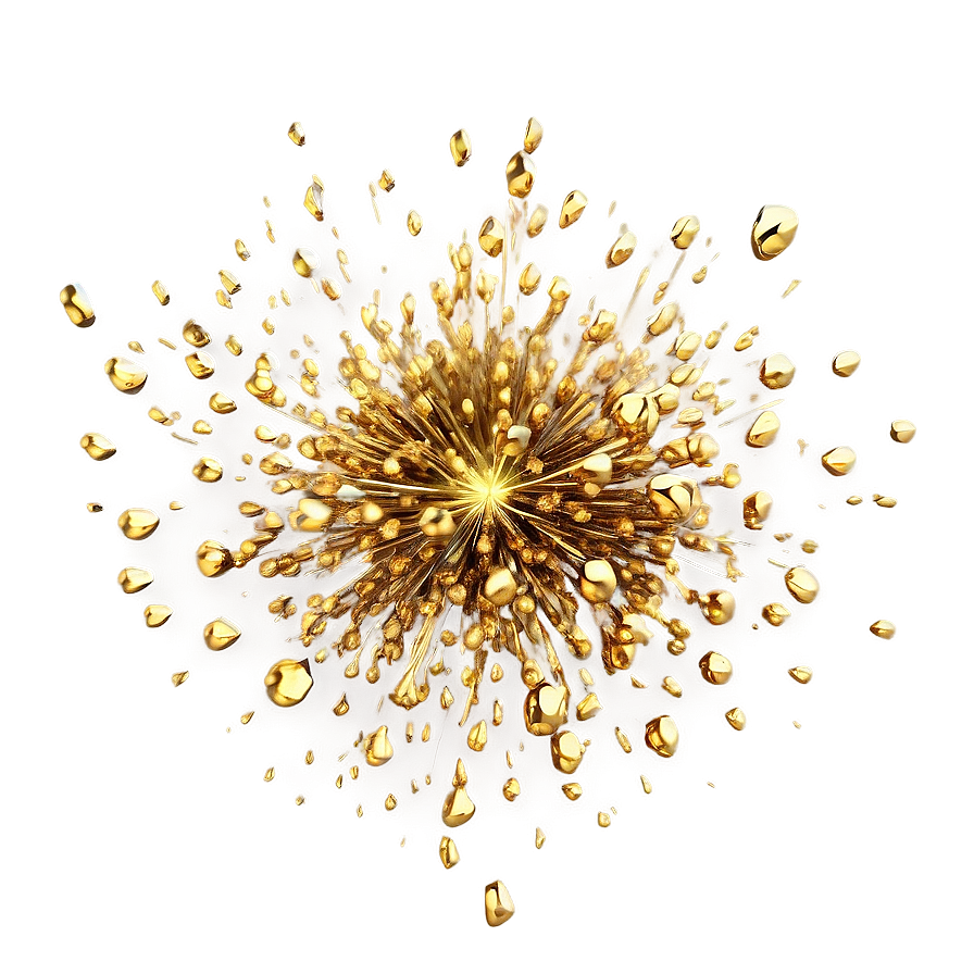 Glimmering Gold Particles Png 06122024