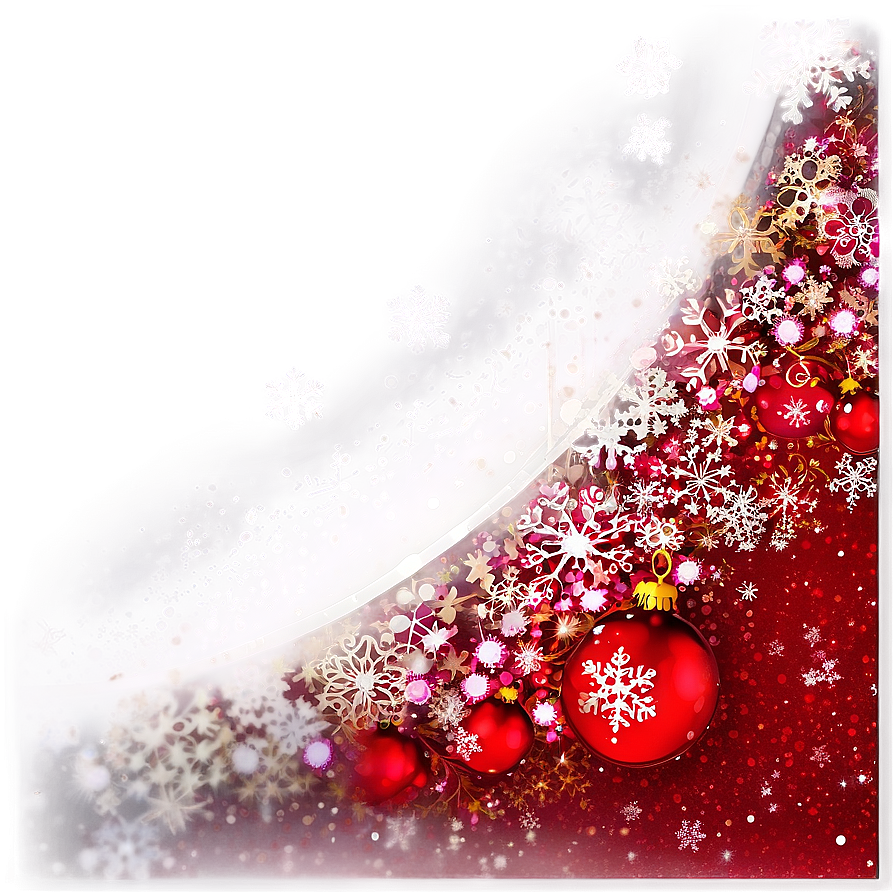 Glistening Snow Christmas Landscape Png Kcv