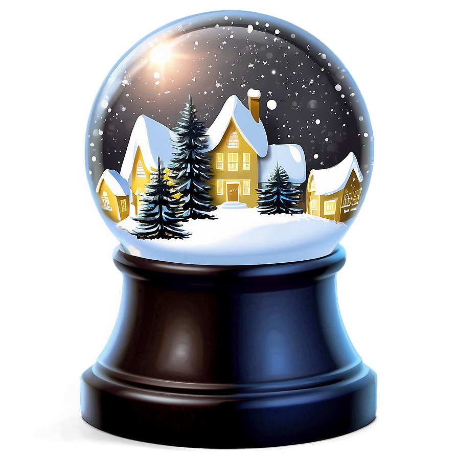 Glistening Snow Globe Png Ubl