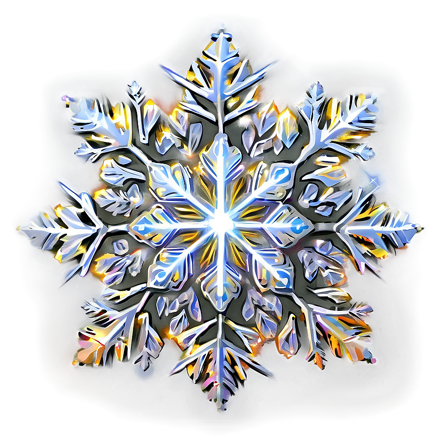 Glistening Snowflake Christmas Eve Png Wfx