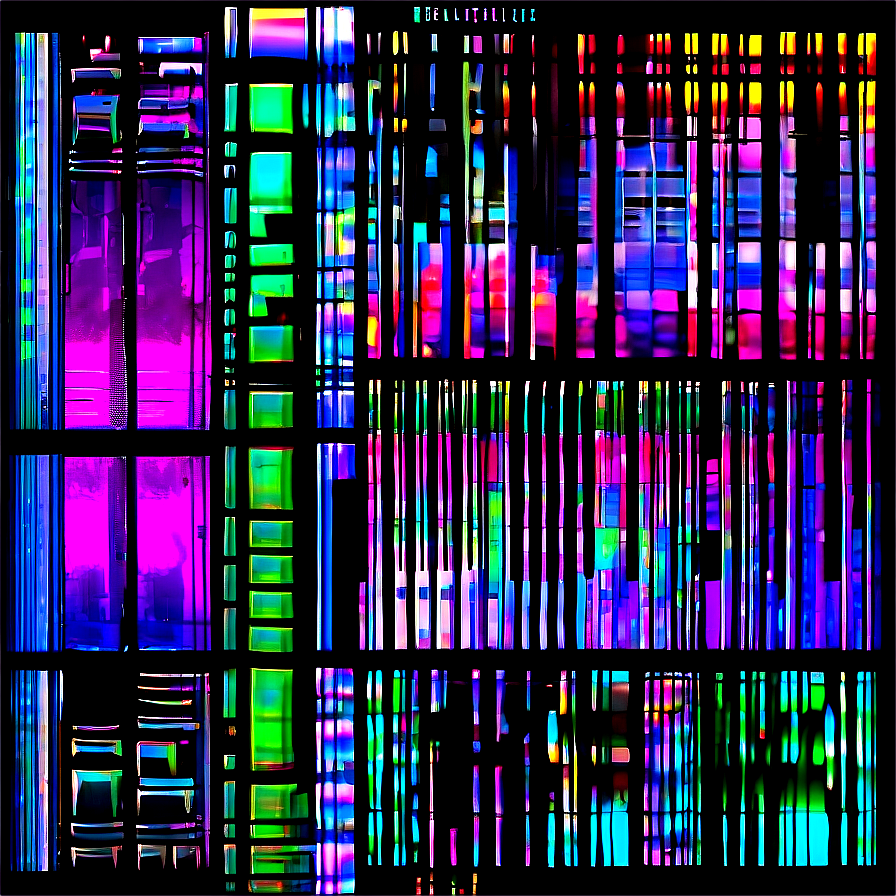 Glitch Scanlines Aesthetic Png Qnk41