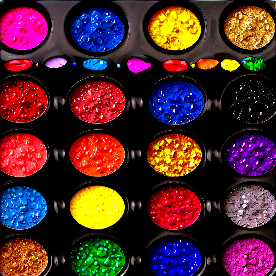 Glitter Art Palette Png 84