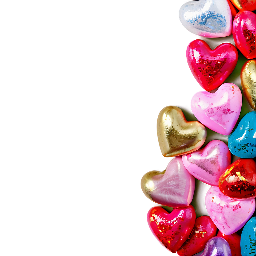 Glitter Candy Heart Png 6