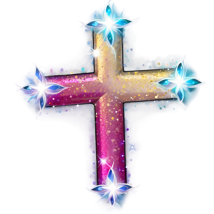 Glitter Cross Png Bbi