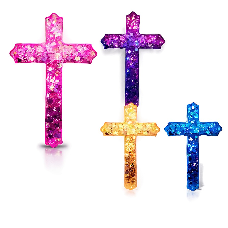 Glitter Cross Png Emy