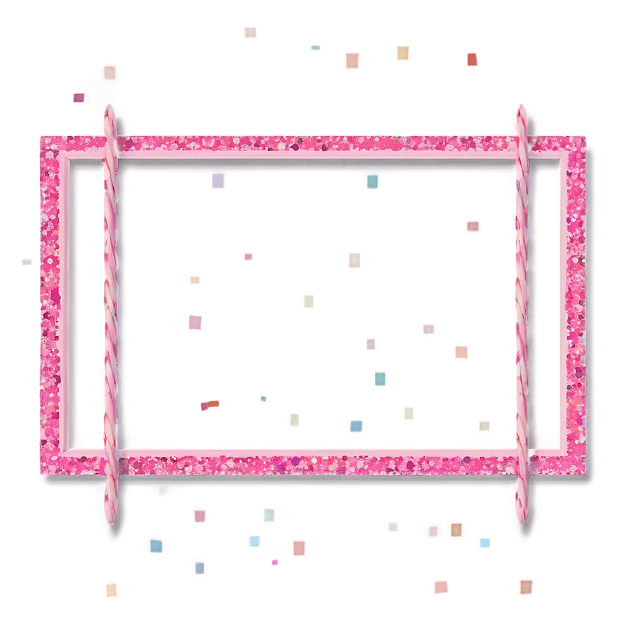 Glitter Cute Frame Png Ode