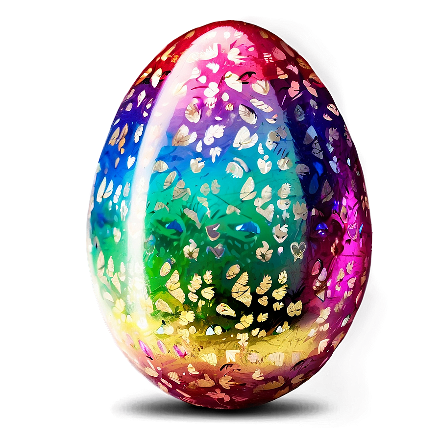 Glitter Easter Egg Png 05252024