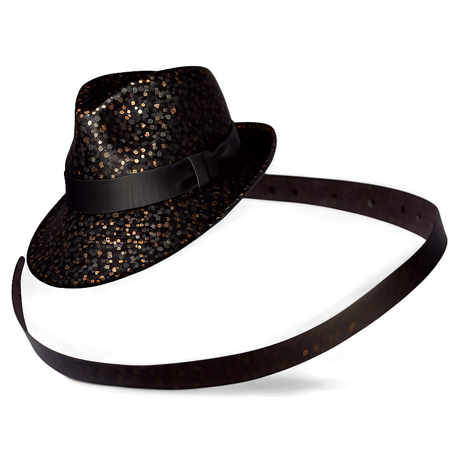 Glitter Fedora Png Nka18