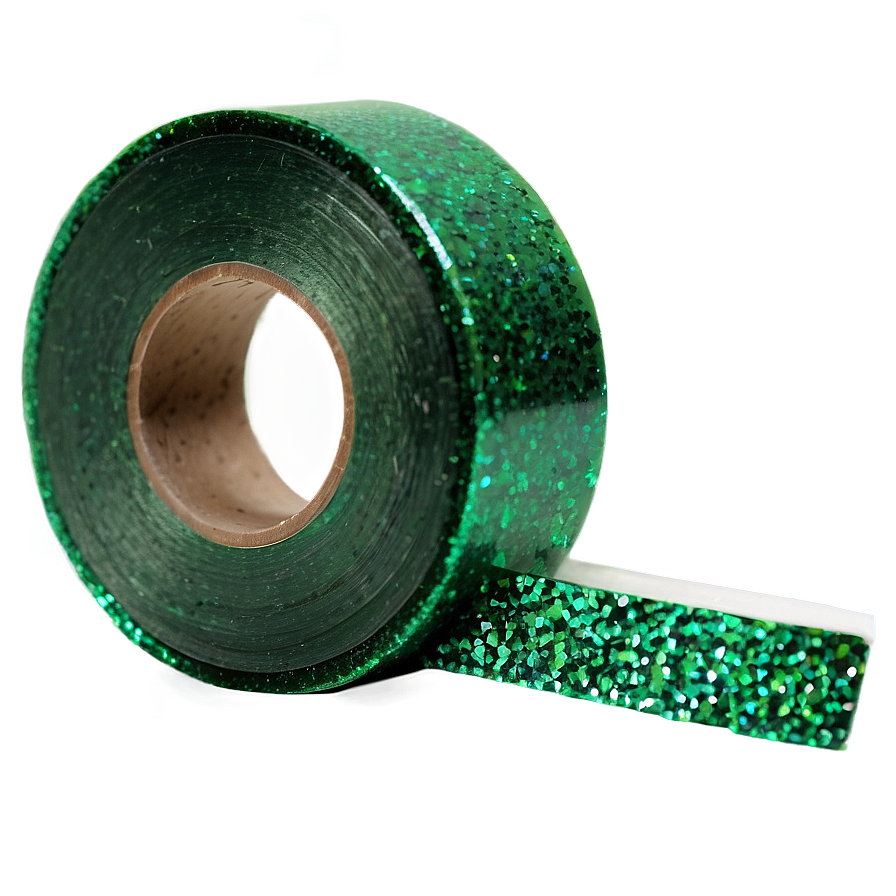 Glitter Green Tape Png Dct