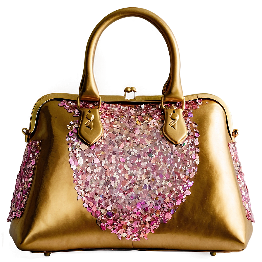 Glitter Handbag Png Cia17