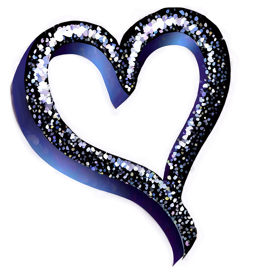 Glitter Heart Clipart Png Nqr35